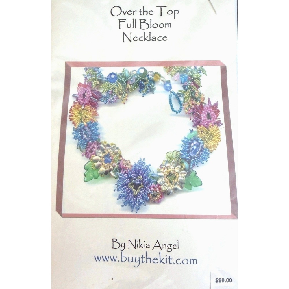 Jewelry Beading Kit Nikia Angel Full Bloom Necklace DIY